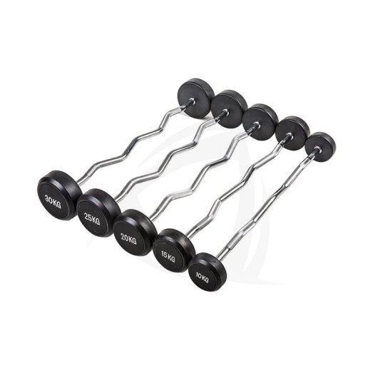 Curl Rubber Fixed Barbell