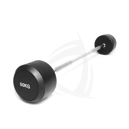 Straight Rubber Fixed Barbell